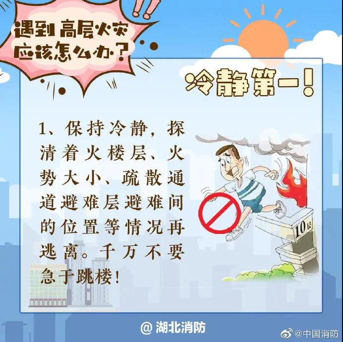 遇到高層火災(zāi)怎么辦？